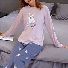 Big Size Cotton Pajama Set for Women