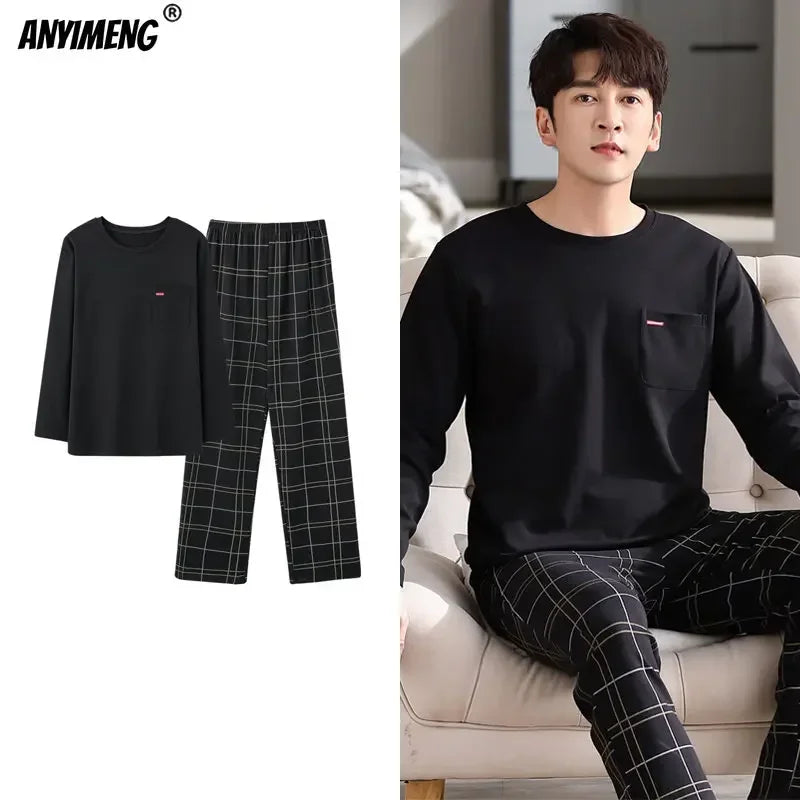 Winter Cotton Pajamas for Men