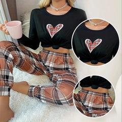 Printed Pajama Set for Women