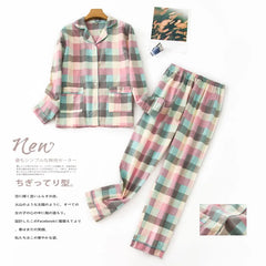 Women's Plus Size Flannel Cotton Pajama Set