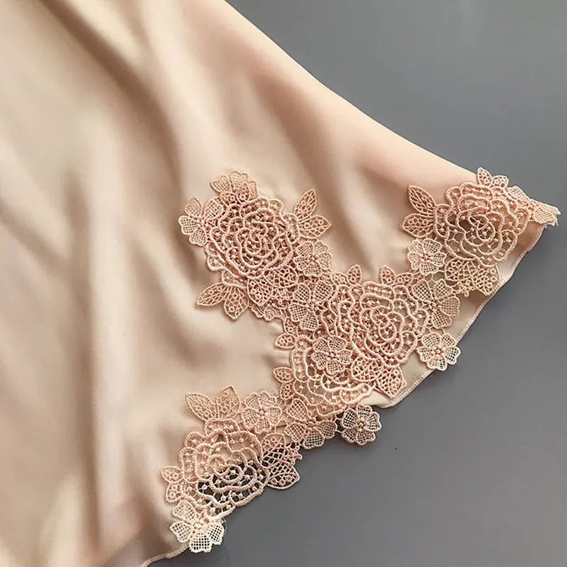 Silk Suspender Nightdress for Women